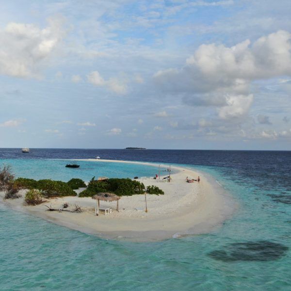 Ahoj Malediwy Sandbank